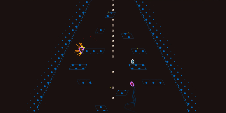 A screenshot from the video game N Plus Infinity Times Two.