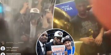 OG Anunoby accidentally puts Knicks locker room celebration on Instagram