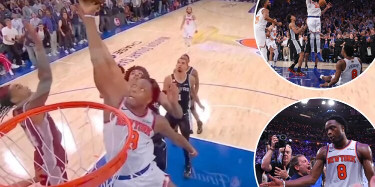 OG Anunoby's tip-in will be the biggest play in Knicks' history