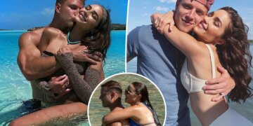 Olivia Culpo wishes Christian McCaffrey a happy 30th birthday in pregnant bikini pictures