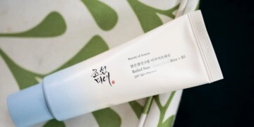 Close up of the Beauty of Joseon Sun Relief Aqua Fresh Rice + b5 sunscreen