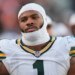 Green Bay Packers defensive end Micah Parsons in uniform.