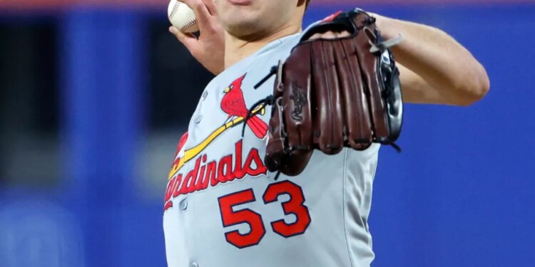 Andre Pallante #53 of the St. Louis Cardinals.