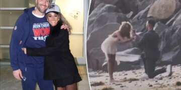 Patriots coach Jeremy Springer gets engaged to NBC Sports' Kayla Burton
