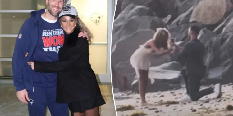 Patriots coach Jeremy Springer gets engaged to NBC Sports' Kayla Burton
