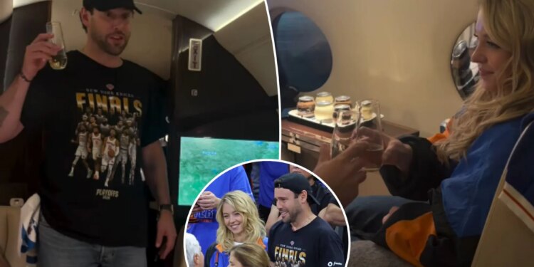 Scooter Braun calls Sydney Sweeney 'greatest good luck charm' after Knicks championship