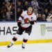 Ottawa Senators left wing Brady Tkachuk on the ice.