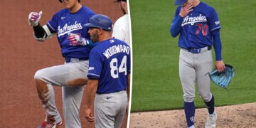 Shohei Ohtani, Justin Wrobleski avoid serious injuries as Dodgers beat Pirates