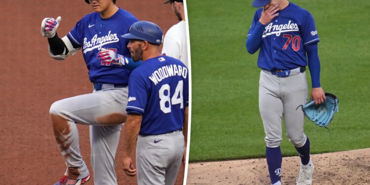 Shohei Ohtani, Justin Wrobleski avoid serious injuries as Dodgers beat Pirates