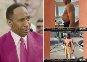 Stephen A. Smith flaunts rare shirtless picture on 'First Take'