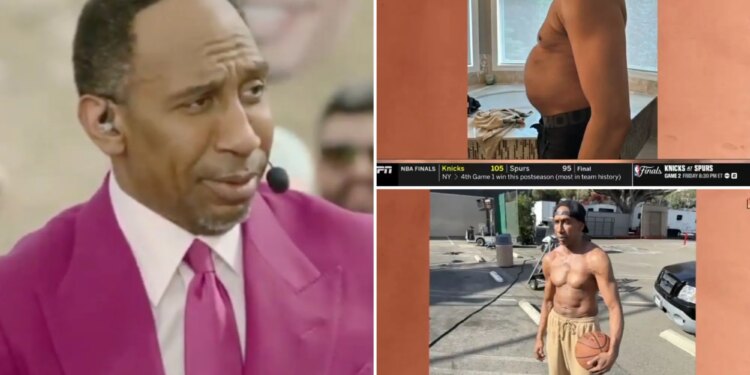 Stephen A. Smith flaunts rare shirtless picture on 'First Take'