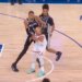 Spurs center Victor Wembanyama shoved Knicks guard Jalen Brunson in the first quarter of Game 3 of the NBA Finals on June 8, 2026.