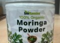 TNVitamins 100% Organic Moringa Powder product packaging.