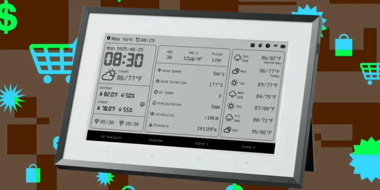 SwitchBot’s E Ink Weather Station is already 20 percent off
