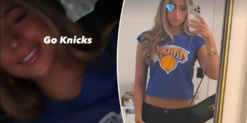 Tate McRae is catching Knicks fever with post-Game 1 celebration photos
