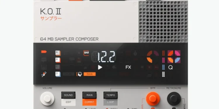 Teenage Engineering adds lo-fi mode, USB audio, and more to its KO II sampler