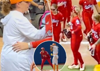 Texas Tech softball star’s dad goes on wild Tennessee rants in College World Series handshake drama