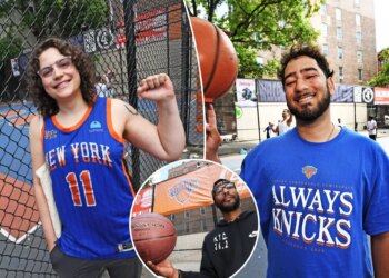 The Cage, NYC basketball mecca, is overrun with Knicks Fever