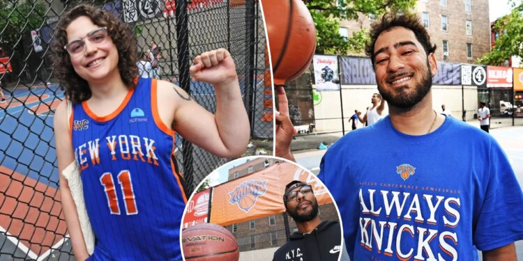 The Cage, NYC basketball mecca, is overrun with Knicks Fever