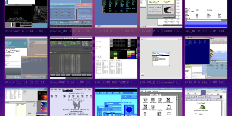 The Virtual OS Museum lets you relive over 600 operating systems right on your desktop