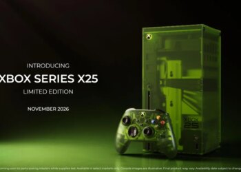 This is Microsoft’s Xbox 25th anniversary console in translucent green
