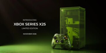 This is Microsoft’s Xbox 25th anniversary console in translucent green
