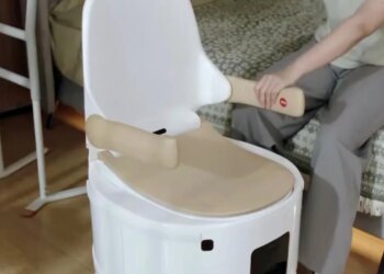 This robotic self-driving toilet comes to you