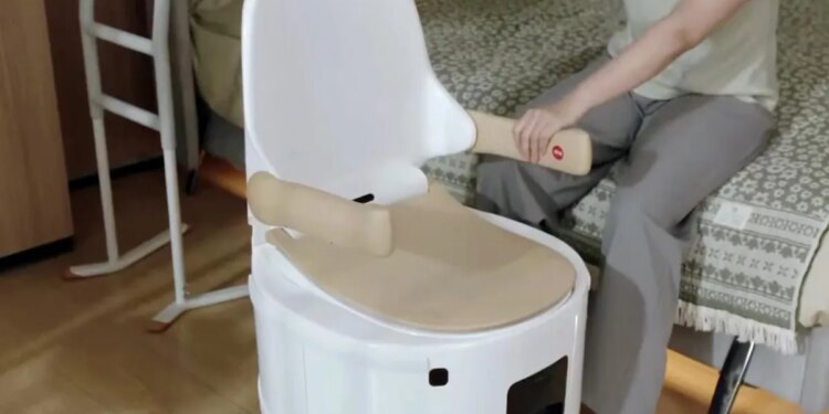 This robotic self-driving toilet comes to you