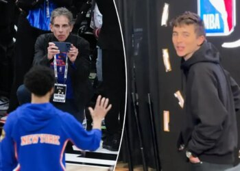 Timothee Chalamet, Knicks' celebrity fans back for NBA Finals Game 2