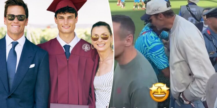 Tom Brady reunites with Bridget Moynahan for son's graduation before World Cup appearance
