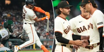 Tyler Mahle shines, Giants walk off A’s with two homers in ninth