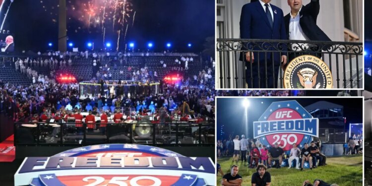 UFC hit a home run with Freedom 250 spectacle