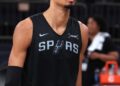 Spurs star Victor Wembanyama during practice at MSG on June 7, 2026.