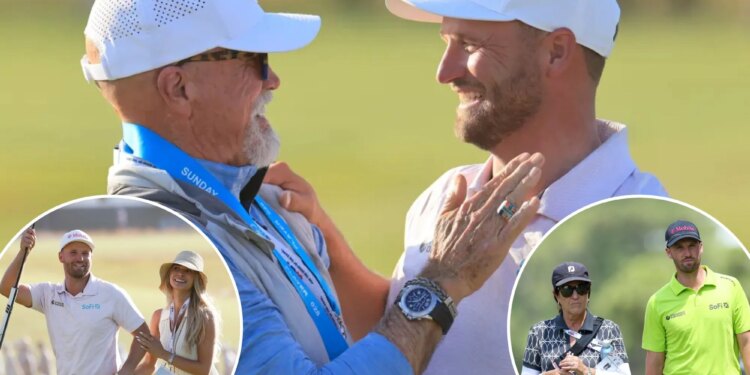 Wyndham Clark surprised by father after tumultuous US Open win