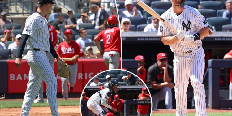 Yankees bats no-show, Will Warren flops in sloppy loss to Reds