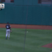 Yanquiel Fernandez walks to get the ball, causing an inside the park homerun.