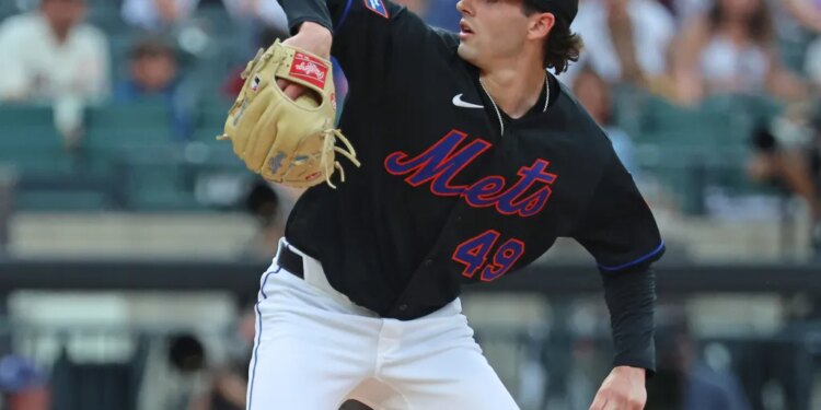 Zach Thornton held the Phillies to one run in six innings in the Mets' 2-1 loss on June 26, 2026 at Citi Field.