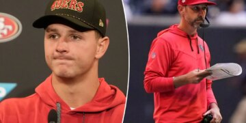 49ers' Brock Purdy shares incredulous reaction to Kyle Shanahan crash