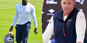 A.J. Brown called out by Mike Vrabel on first day of Patriots training camp