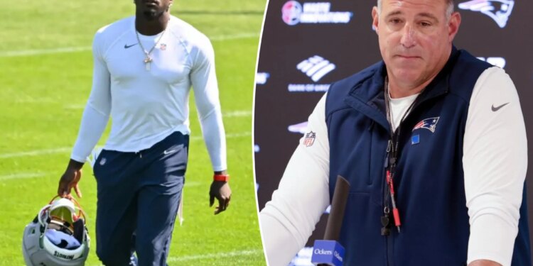 A.J. Brown called out by Mike Vrabel on first day of Patriots training camp