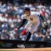 New York Yankees pitcher Cam Schlittler (31) throws a pitch in the first inning against the Boston Red Sox at Yankee Stadium.