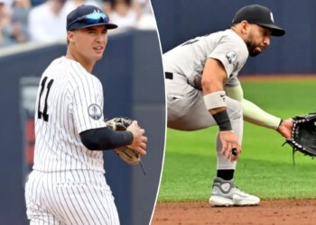 Anthony Volpe's time in field is dipping for Yankees