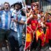 Argentina, Spain soccer fans flood New York ahead of World Cup final