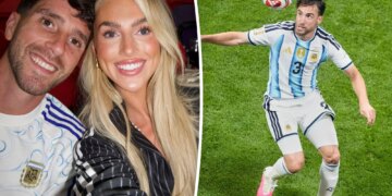 Argentina star’s English girlfriend admits World Cup rooting conflict