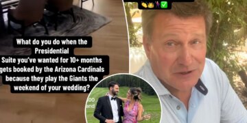 Bride-to-be's hotel Hail Mary was answered by Arizona Cardinals