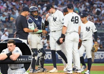 Cam Schlittler rocked in Yankees' loss to Tigers as skid hits six
