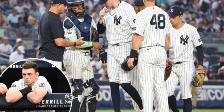 Cam Schlittler rocked in Yankees' loss to Tigers as skid hits six