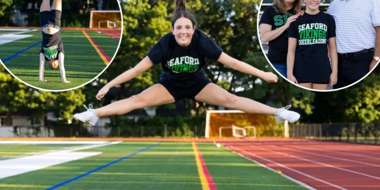 Cardiac condition not holding back Long Island cheerleader