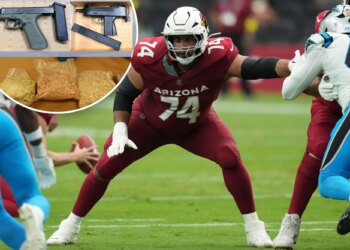 Cardinals offensive lineman Isaiah Adams facing gun charges after arrest