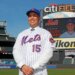Carlos Beltran after being hired as Mets manager in 2019.